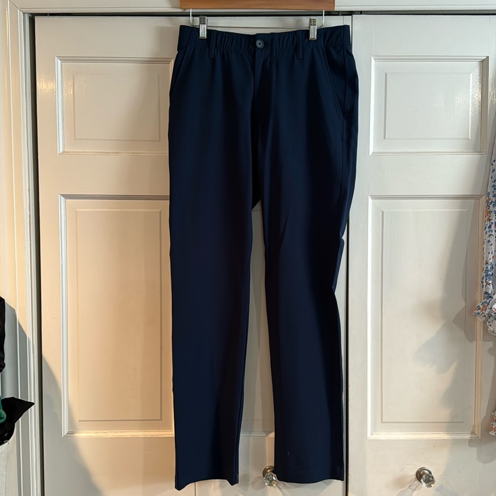 NWT Under Armour Navy Blue Golf Pants